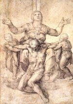 Michelangelo, tekening van de piet�