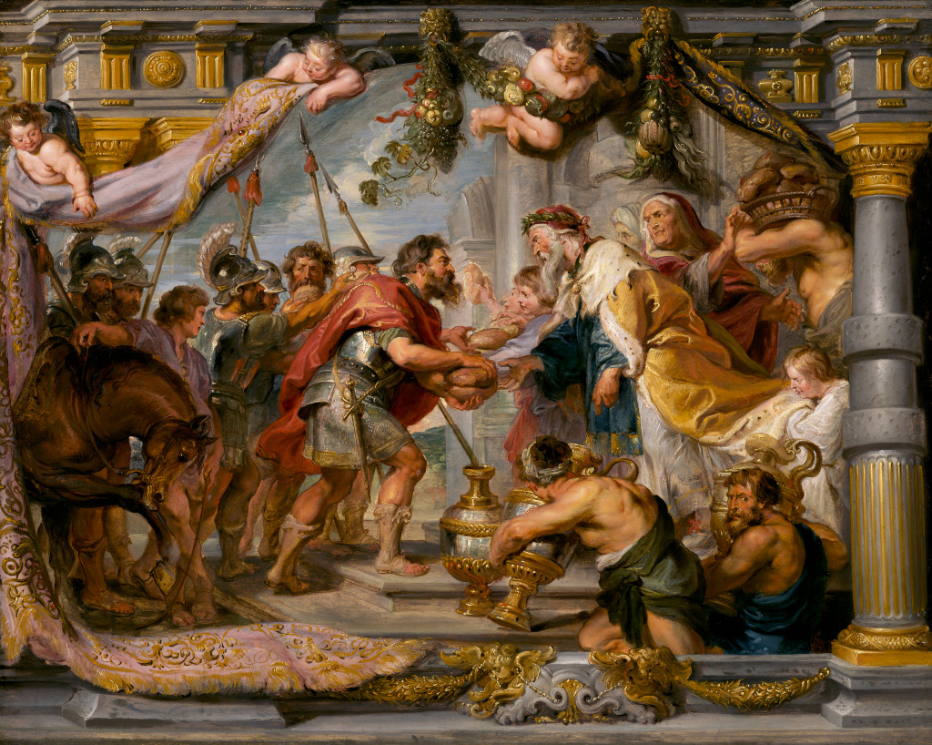 Peter Paul Rubens: De ontmoeting van Abraham en Melchizedek