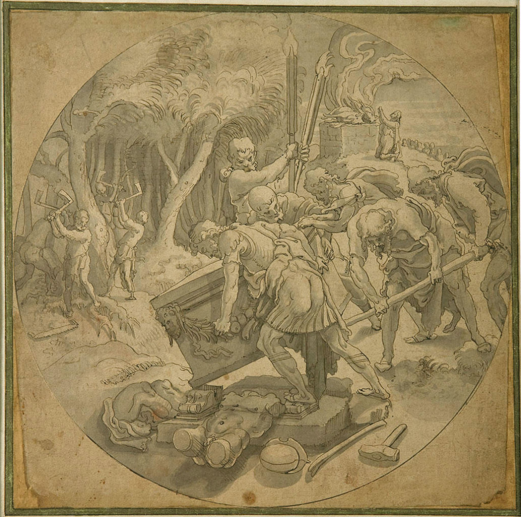 Pieter Aertsen: De vernietiging van het altaar van Baäl