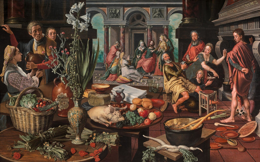 Pieter Aertsen: Christus in het huis van Martha en Maria (Rotterdam)