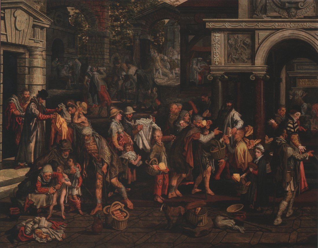 Pieter Aertsen: De zeven werken van barmhartigheid