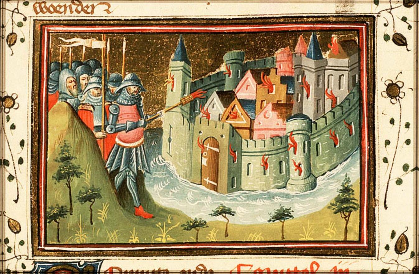 Anonymus: Holofernes brandt een stad af