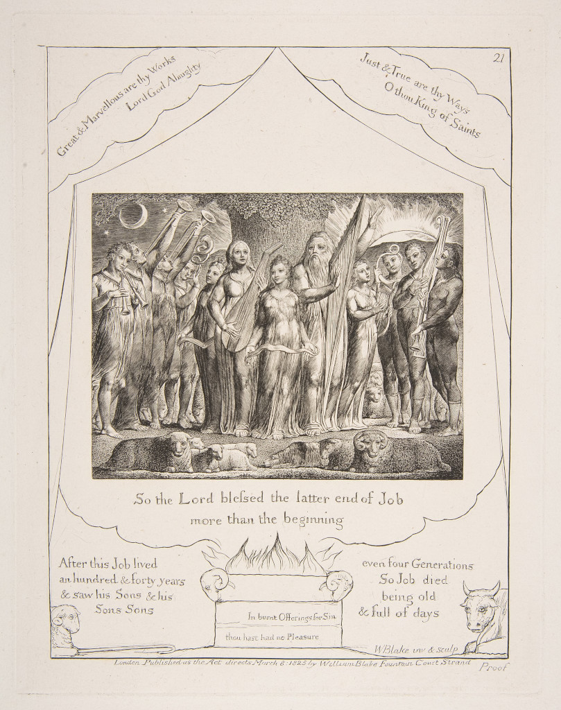 William Blake: Het boek Job - 21
