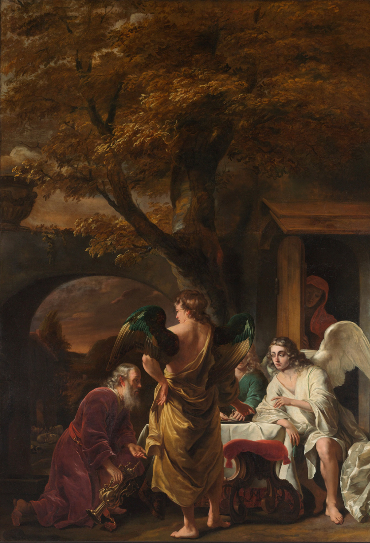 Ferdinand Bol: Abraham en de drie engelen