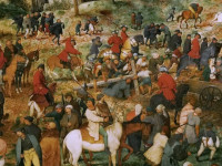 Pieter Bruegel de Oude: De kruisdraging - detail [1]