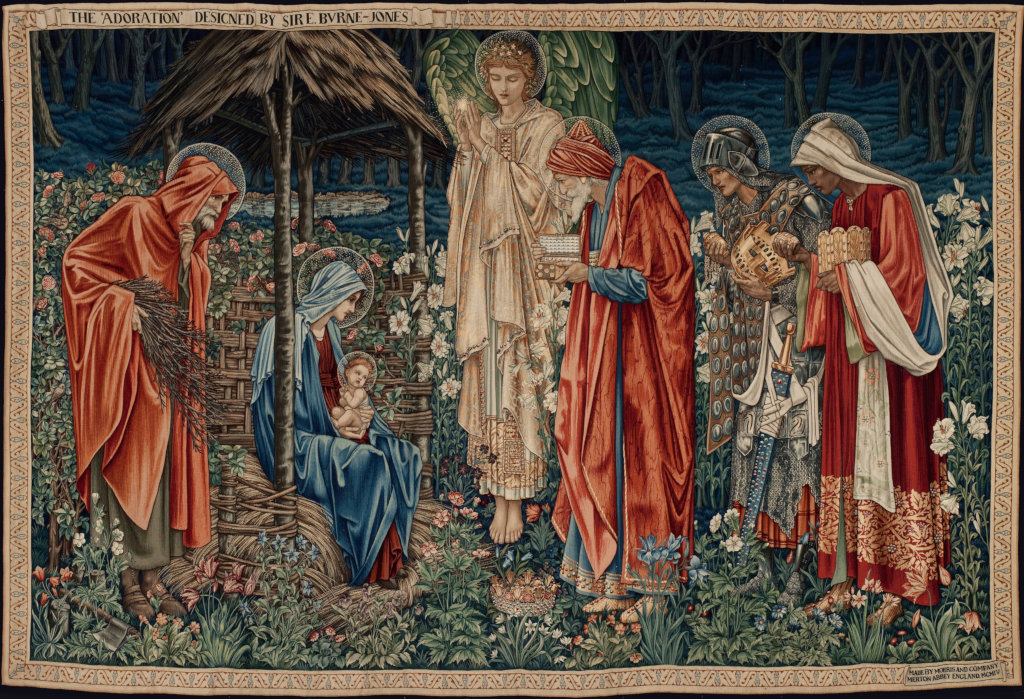 Sir Edward Burne-Jones: De aanbidding der wijzen