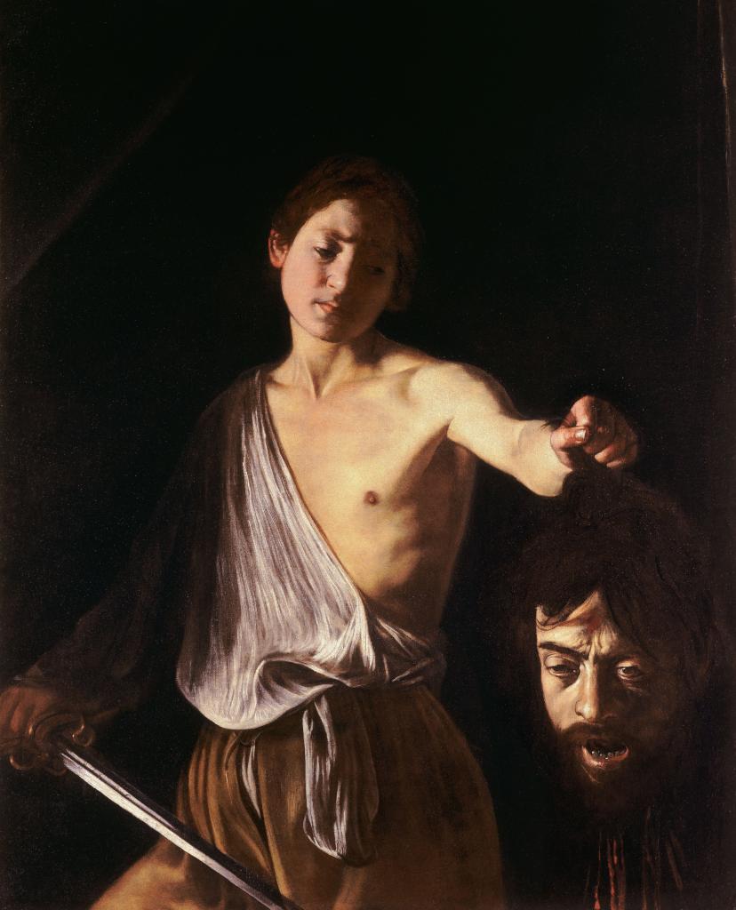 Caravaggio: David met het hoofd van Goliath (1610)