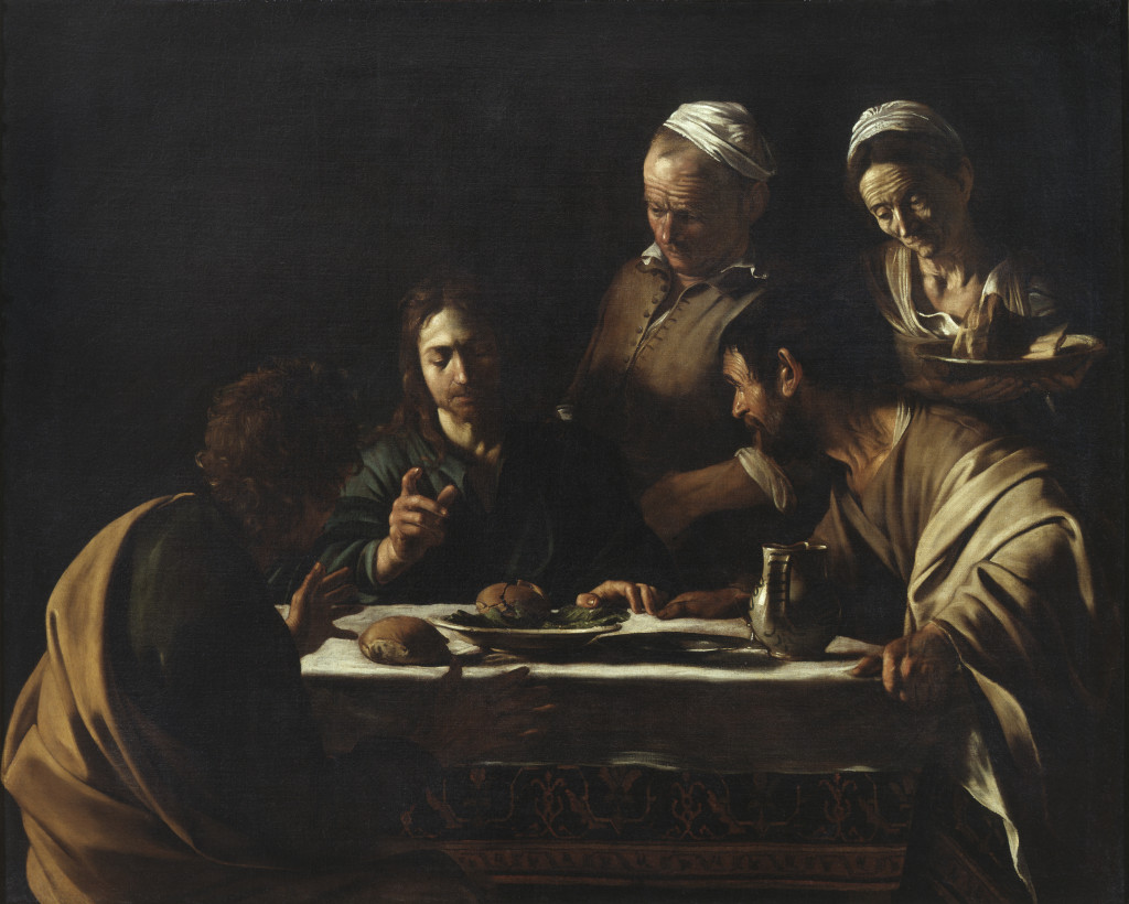 Caravaggio: Avondmaal te Emmaüs (1606)