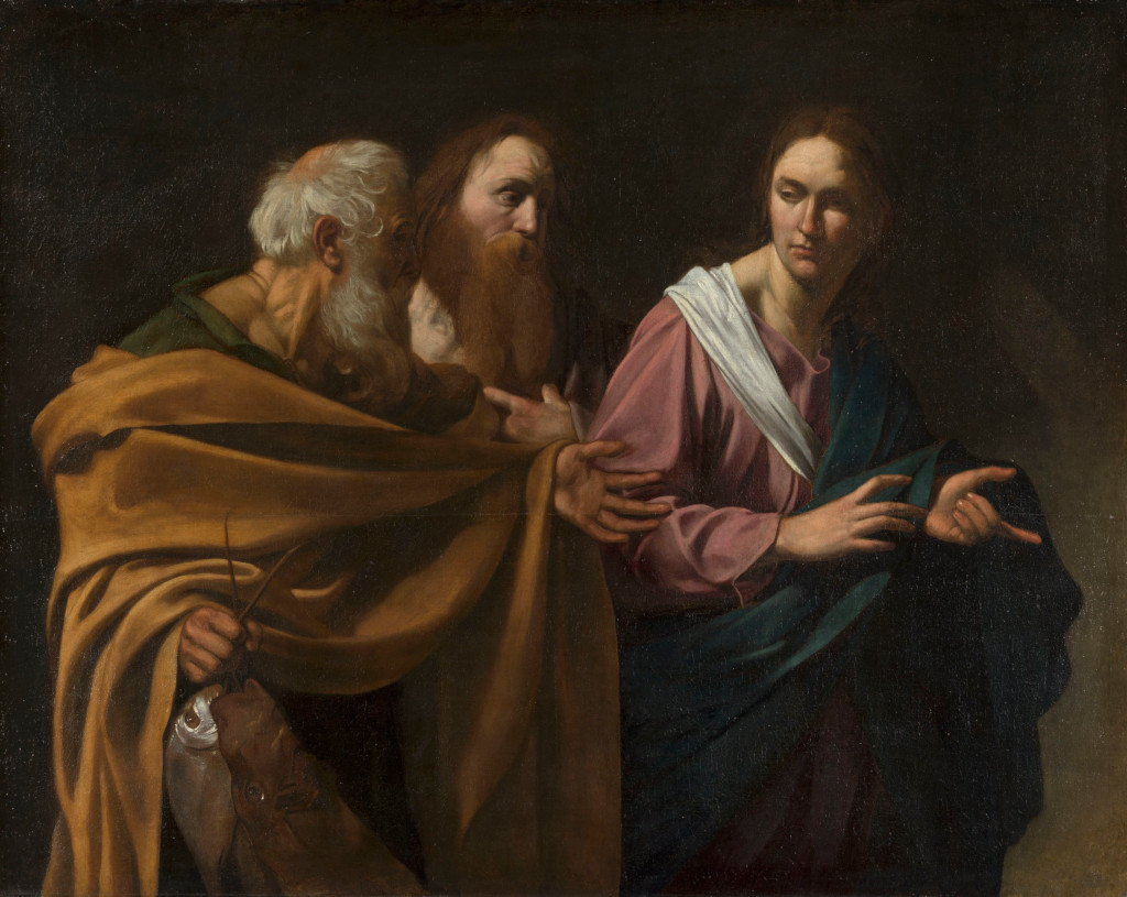 Caravaggio: De roeping van Petrus en Andreas