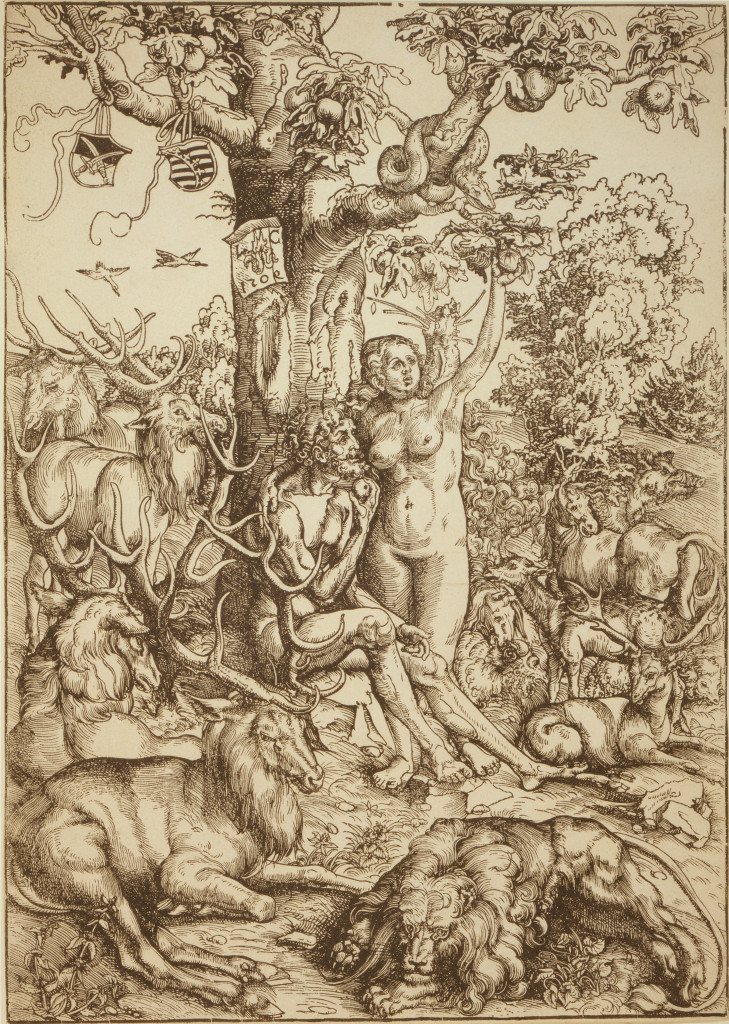 Lucas Cranach de Oude: Adam en Eva (1509)