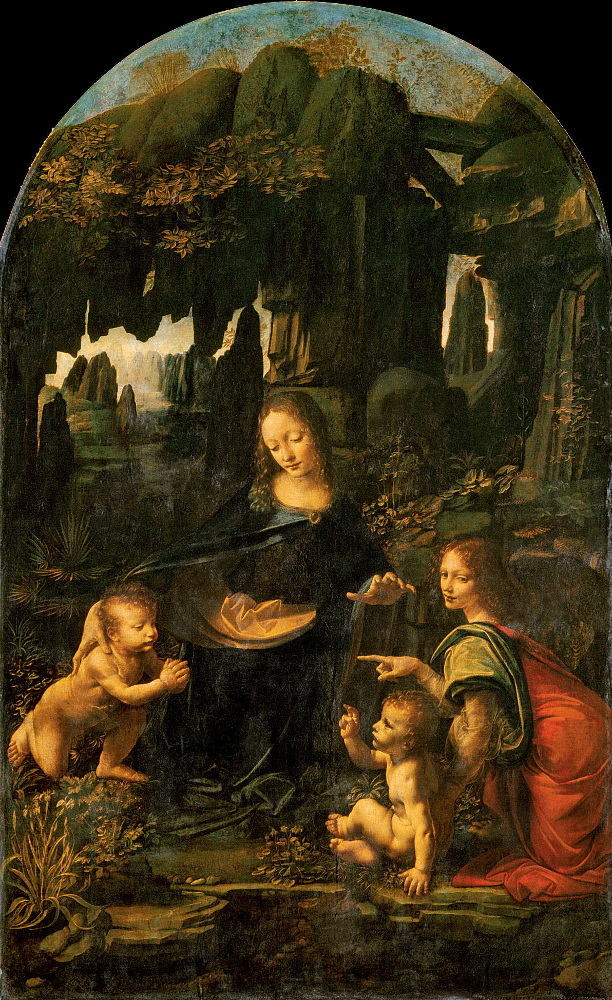Leonardo da Vinci: De maagd op de rotsen