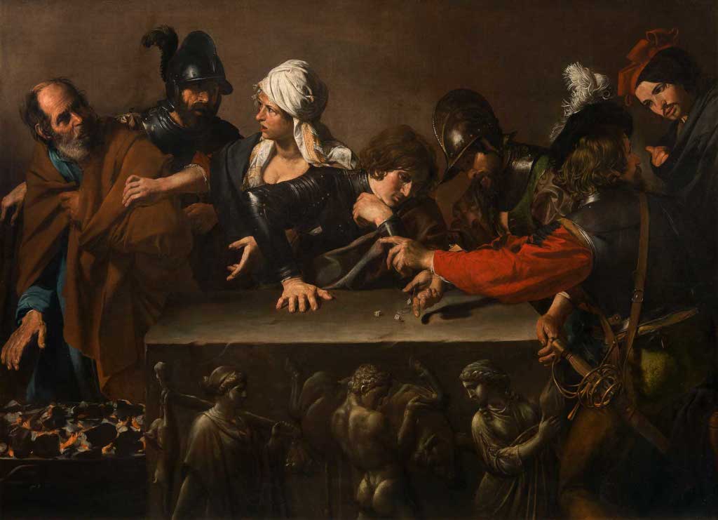 Valentin de Boulogne: De verloochening door Petrus