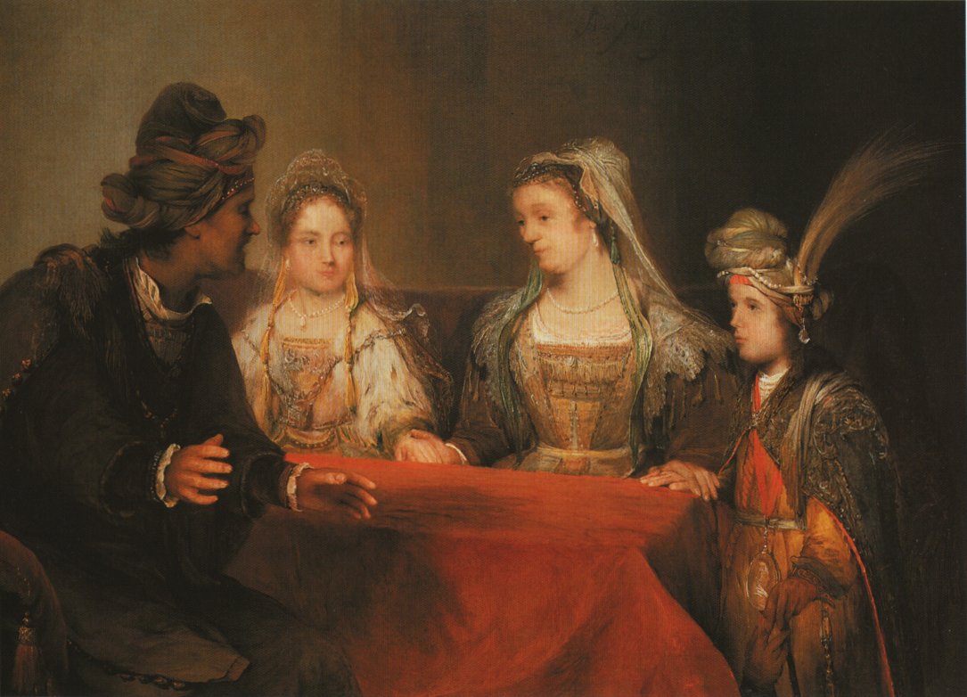 Arent de Gelder: Edna zegent Tobias en Sara