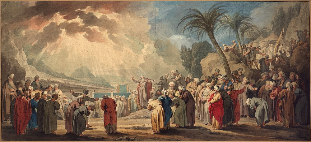 Jacob de Wit: Mozes kiest de zeventig oudsten (1739)