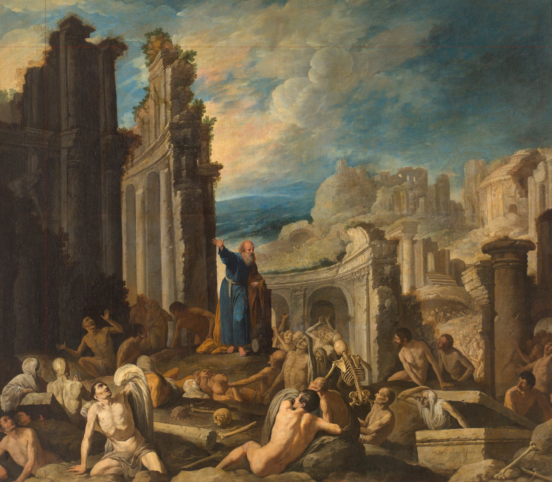 Francisco Collantes: Ezechiëls visioen van de doodsbeenderen