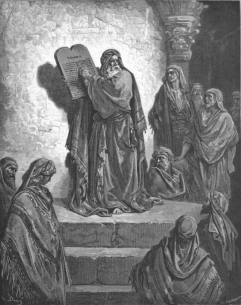Gustave Doré: Ezra draagt de Wet voor