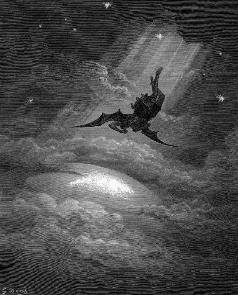 Gustave Doré: Satan daalt af naar de Aarde
