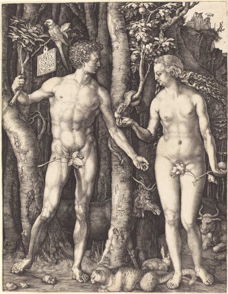 Albrecht Dürer: Adam en Eva (1504)