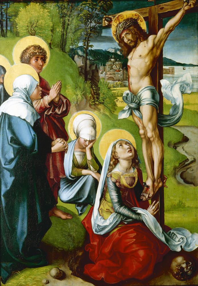Albrecht Dürer: Zeven Smarten: Kruisiging