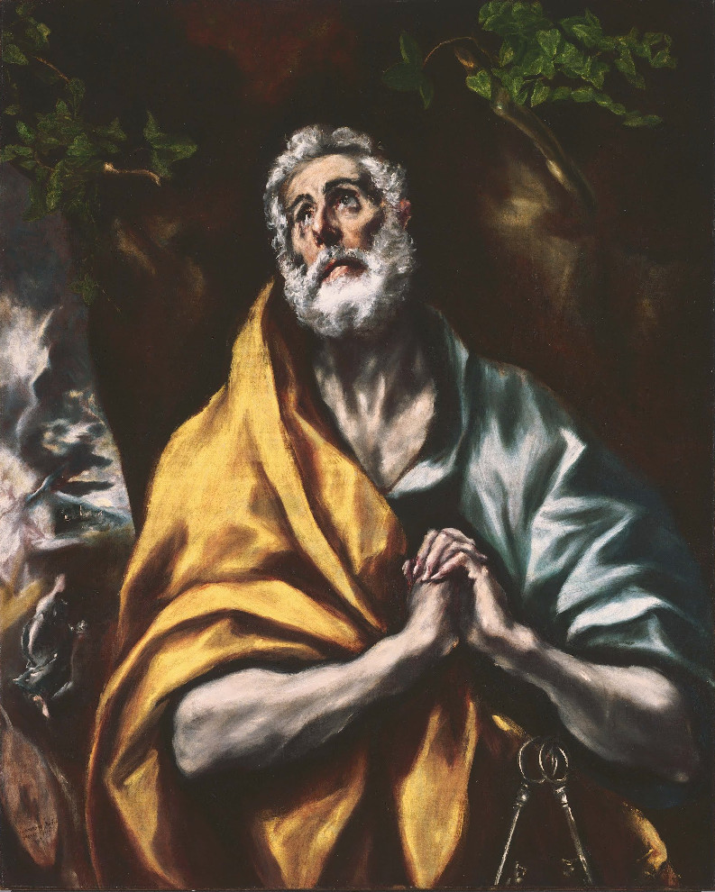 El Greco: De boetvaardige Petrus