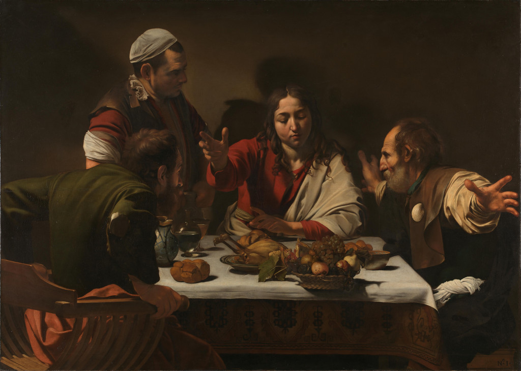 Caravaggio: Avondmaal te Emmaüs (1601)