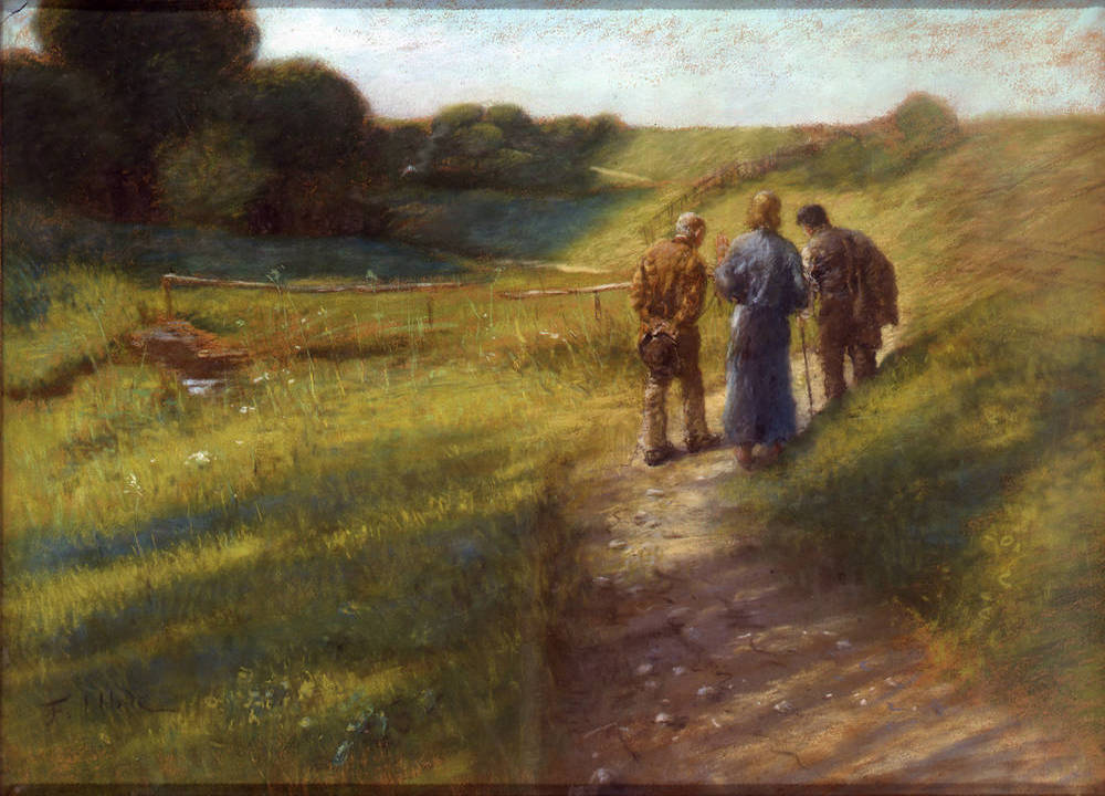 Fritz von Uhde: Op weg naar Emmaüs