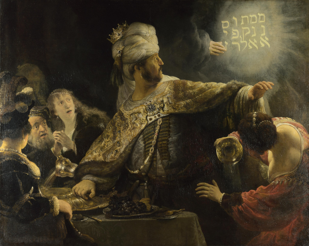 Rembrandt Harmensz. van Rijn: Het feestmaal van Belsazar