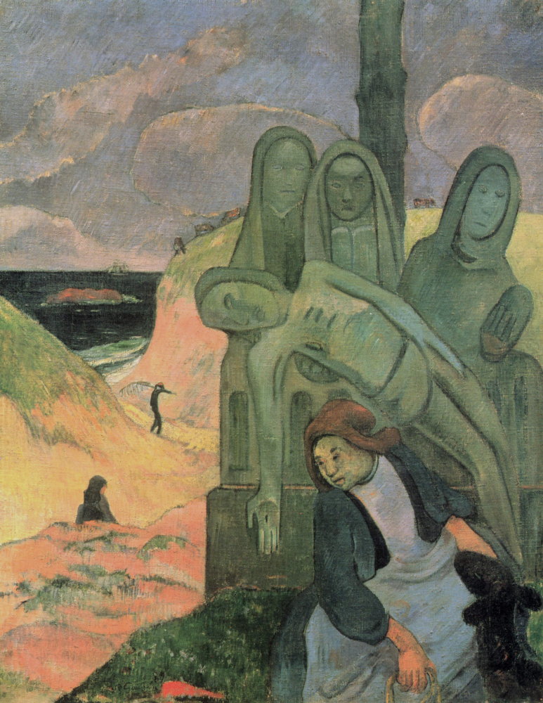 Paul Gauguin: Bretoense kruisweg (groene Christus)