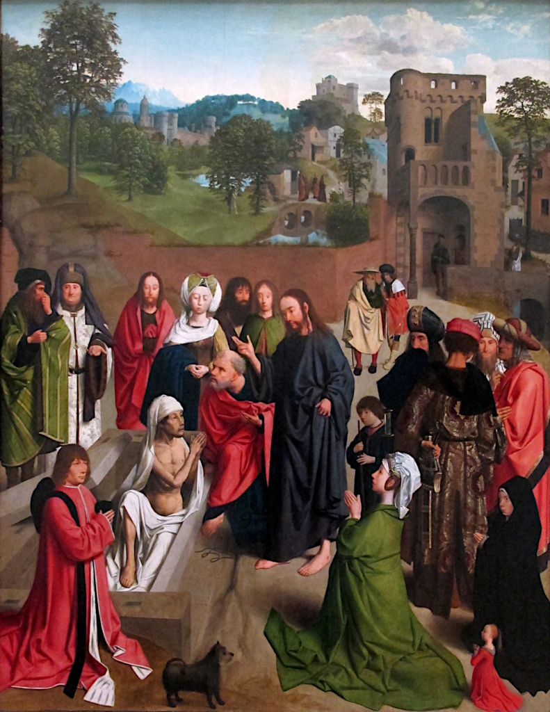 Geertgen tot Sint Jans: De opwekking van Lazarus
