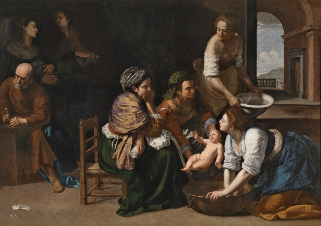 Artemisia Gentileschi: De geboorte van de Doper