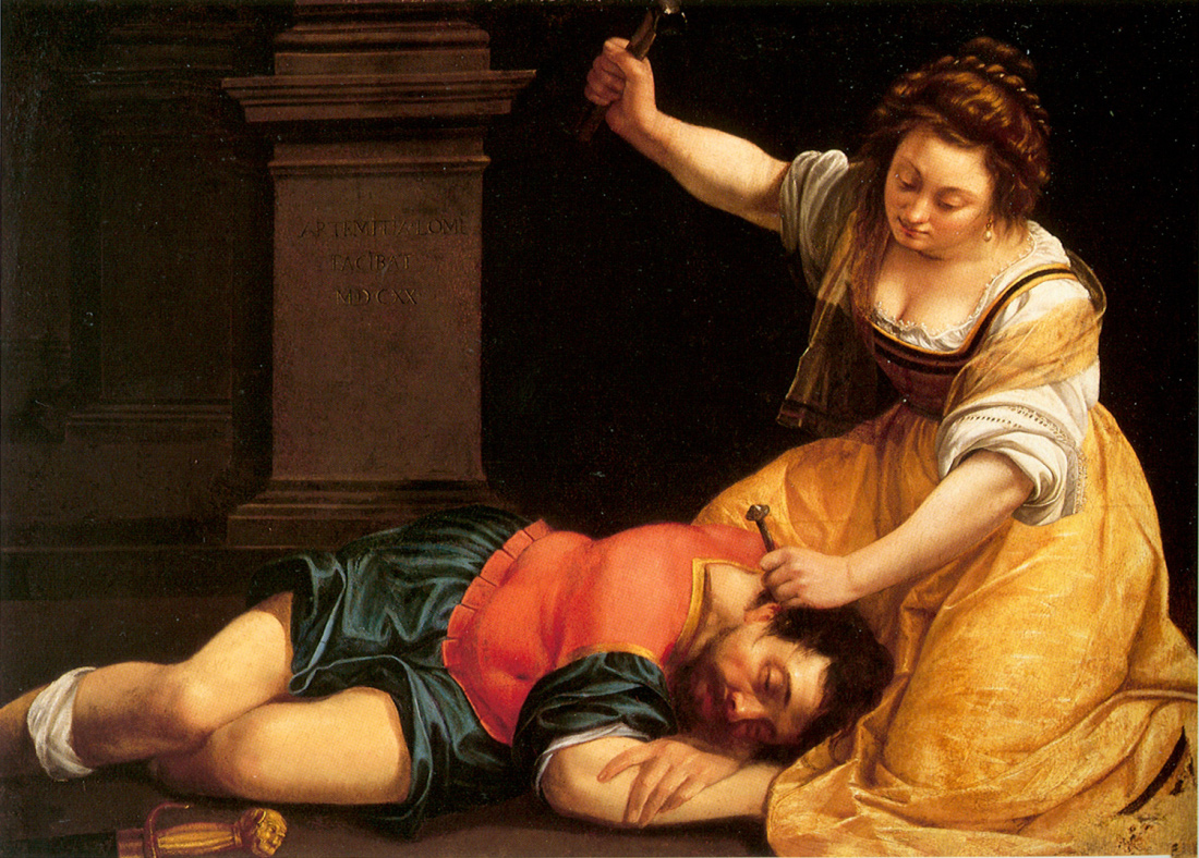 Artemisia Gentileschi: Jaël en Sisera