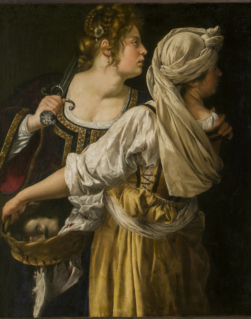 Artemisia Gentileschi: Judith en haar meid met het hoofd van Holofernes (Florence)