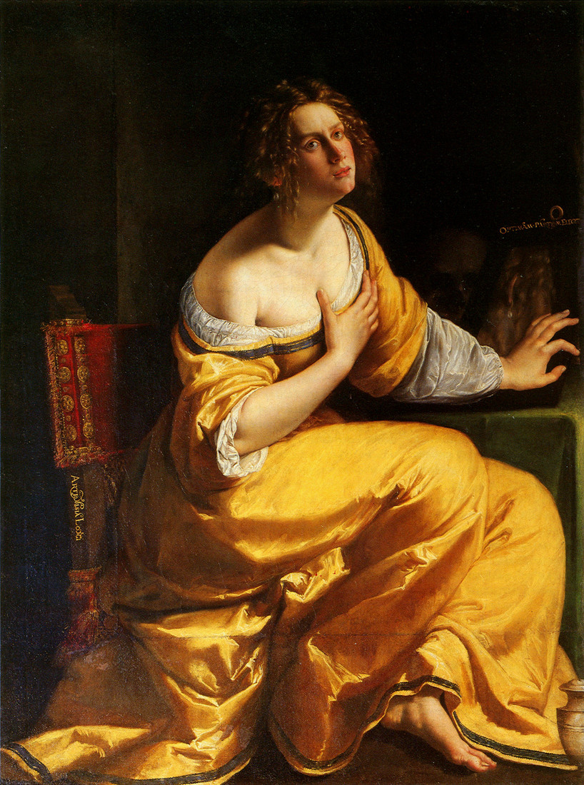 Artemisia Gentileschi: De boetvaardige Maria Magdalena