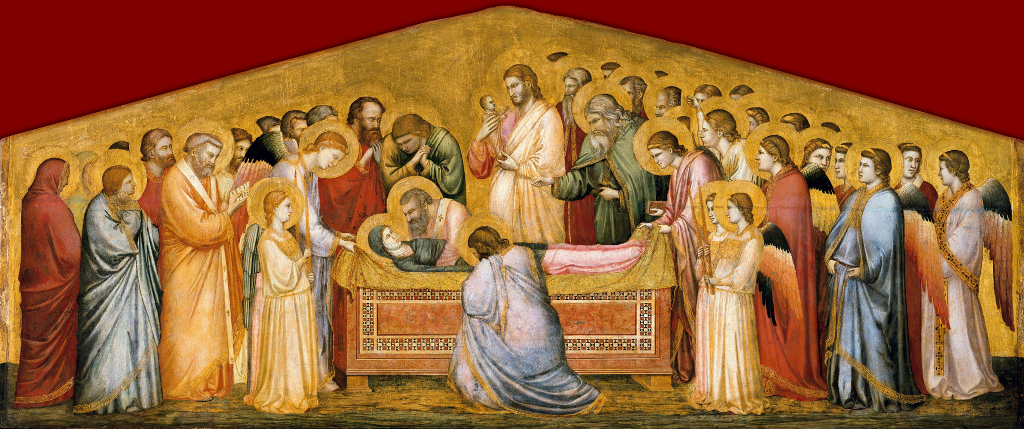 Giotto: Graflegging van Maria