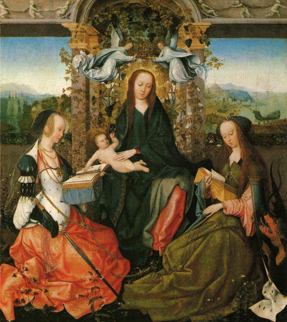 Goswin van der Weyden: Madonna met kind en heiligen