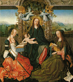 Goswin van der Weyden: Madonna met kind en heiligen