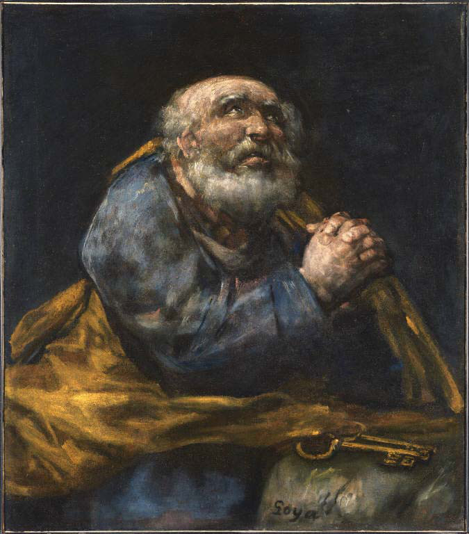 Francisco Goya: De boetvaardige Petrus