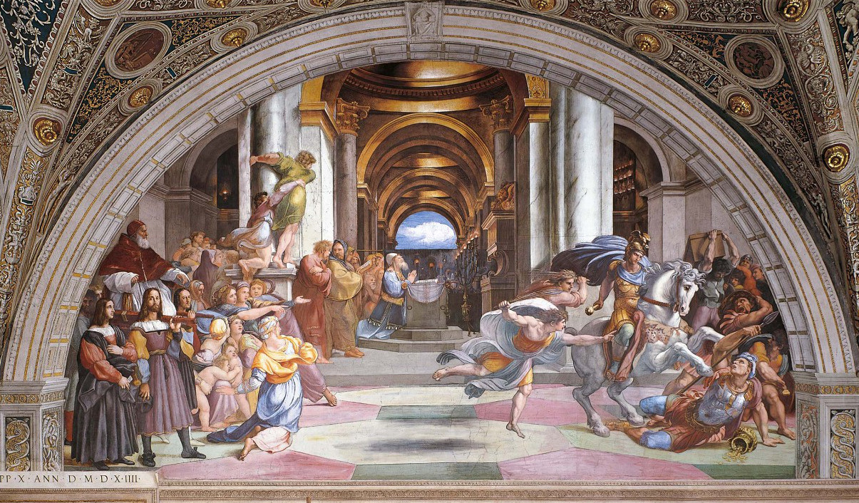 Rafaël: De verdrijving van Heliodorus uit de tempel