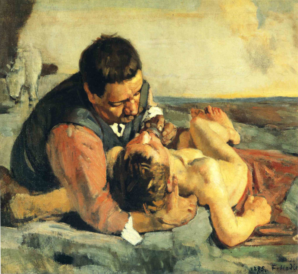 Ferdinand Hodler: De barmhartige Samaritaan (1875)