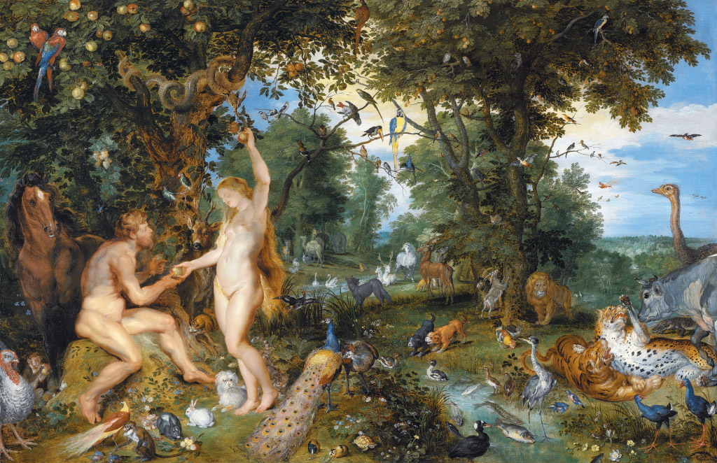 Jan Brueghel de Oude: Het paradijs en de zondeval