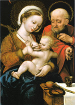 Meester met de papegaai: De heilige familie