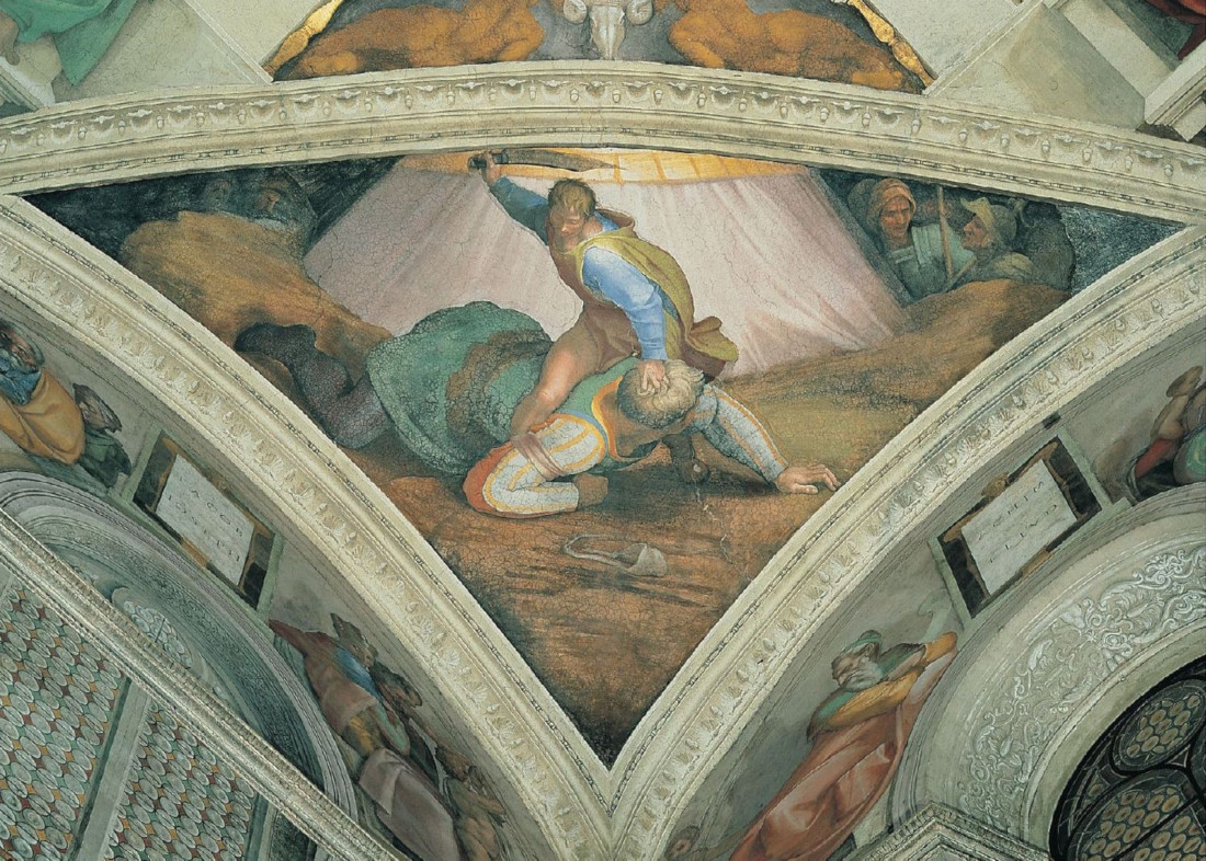 Michelangelo Buonarroti: David verslaat Goliath