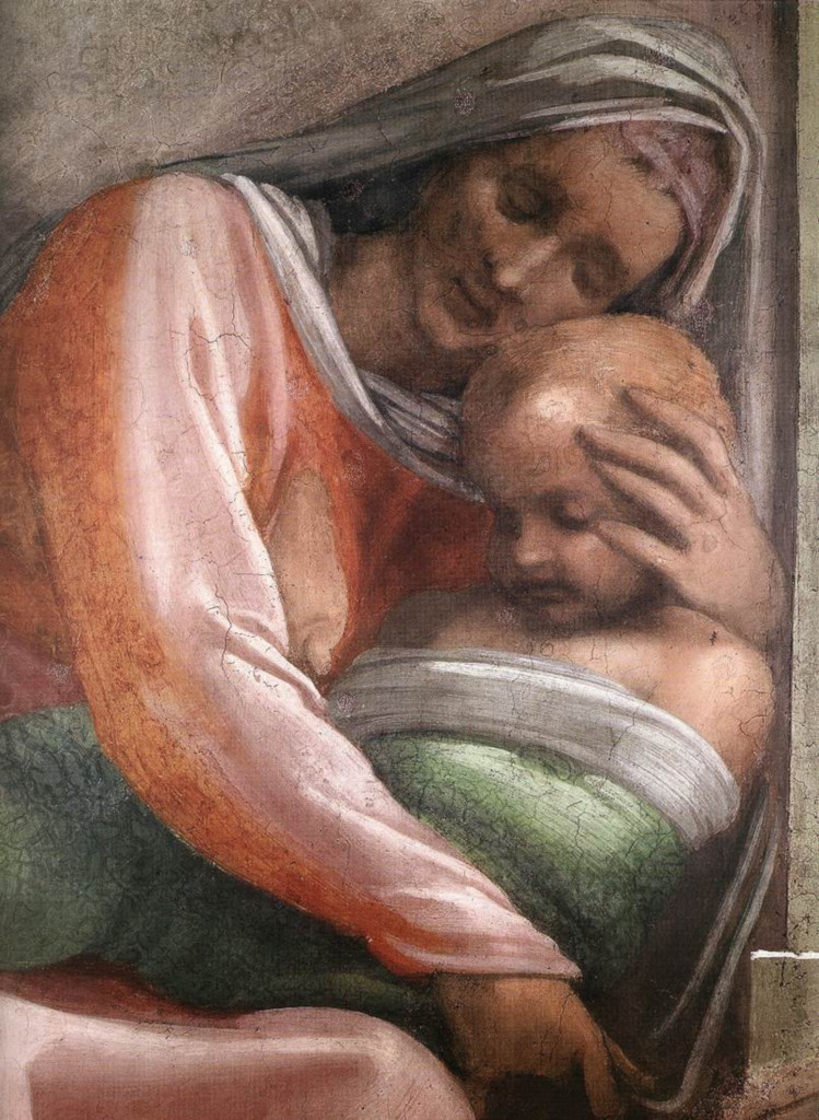 Michelangelo Buonarroti: Ruth en Obed