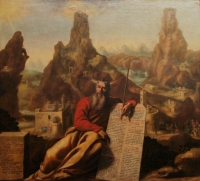 Jacques de Létin: Mozes bij de Sinaï