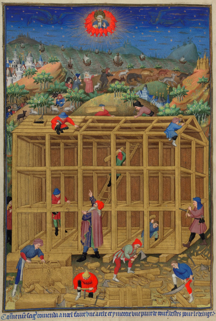 Meester van de Gouden Legende van München: De bouw van de ark