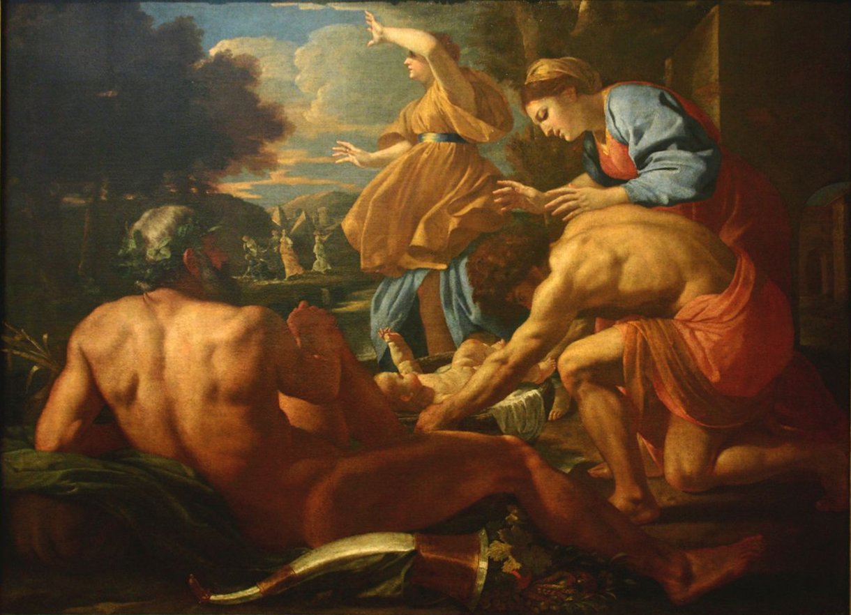Nicolas Poussin: De verstoting van Mozes