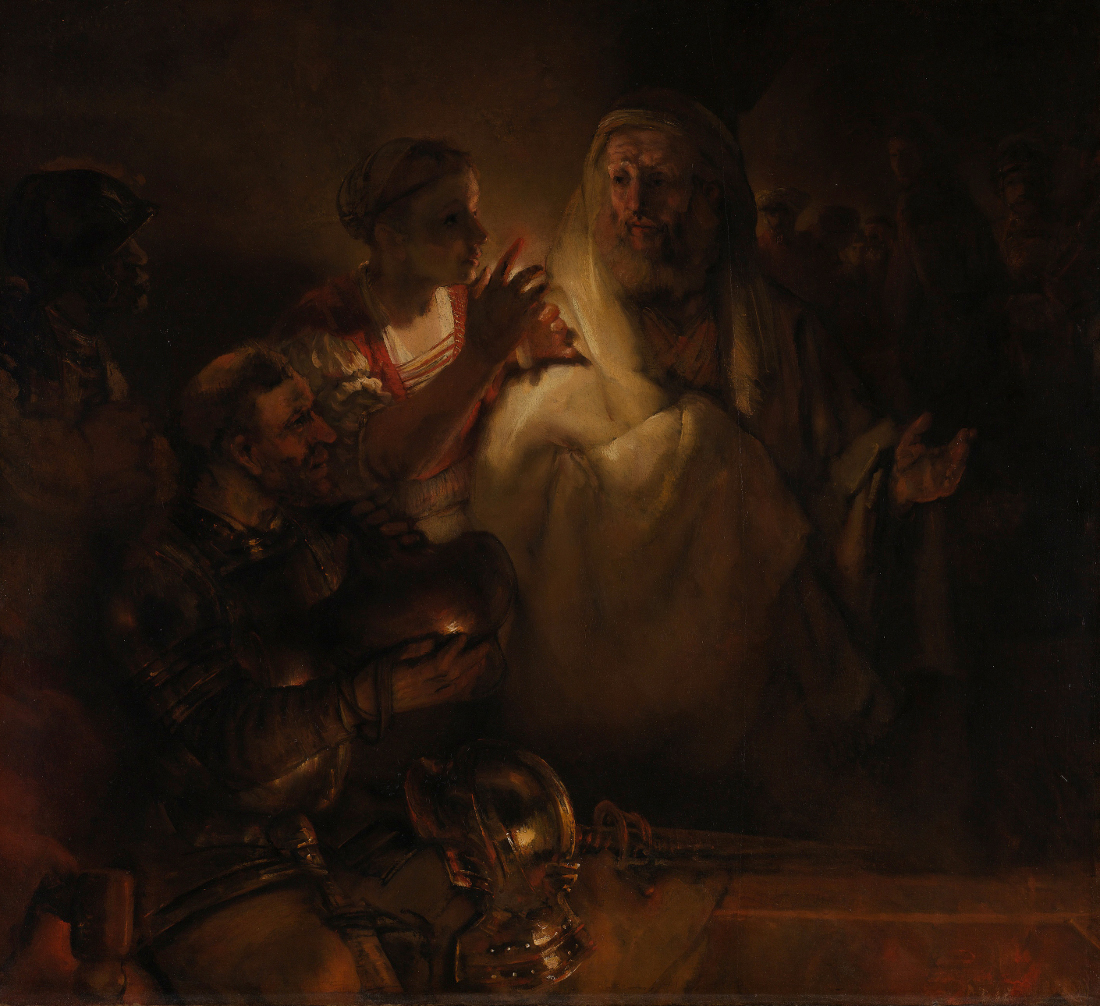 Rembrandt Harmensz. van Rijn: De verloochening door Petrus