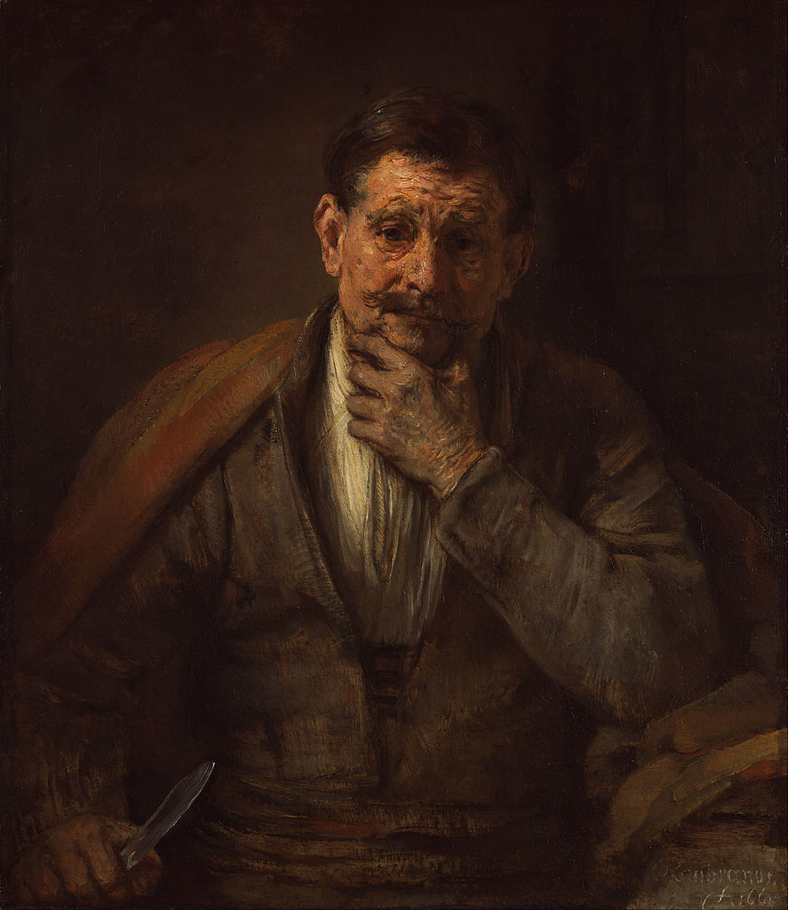 Rembrandt Harmensz. van Rijn: De apostel Bartholomeüs (1661)