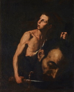 klik voor een grotere versie Jusepe de Ribera: David en Goliath
