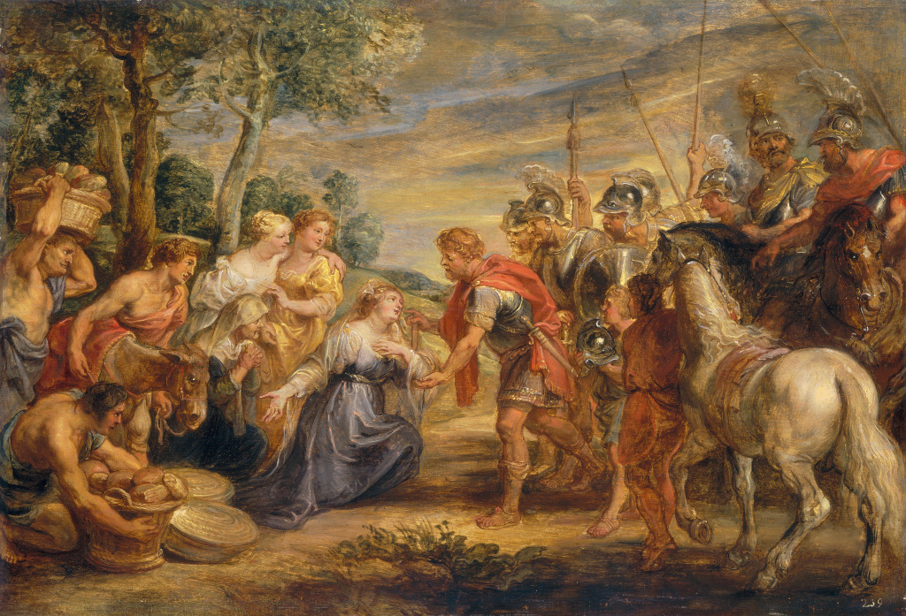 Peter Paul Rubens: De ontmoeting van David en Abigaïl